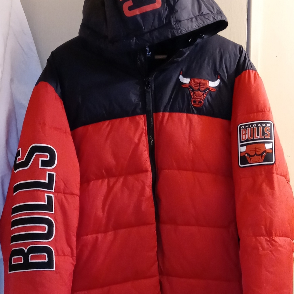 NWT Chicago Bulls Coat Jacket NBA Official S Large